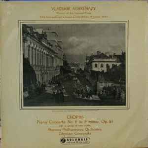 Vladimir Ashkenazy - Piano Concerto No. 2 In F Minor, Op. 21 And A Group Of Solo Works album cover