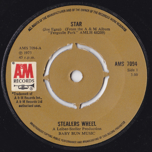 Stealers Wheel – Star (1973, Vinyl) - Discogs