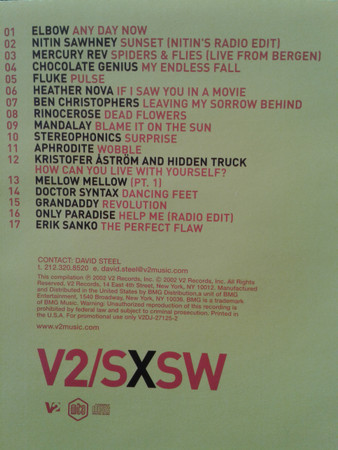 last ned album Various - Now Playing V2 RecordsSXSW Film Festival Sampler