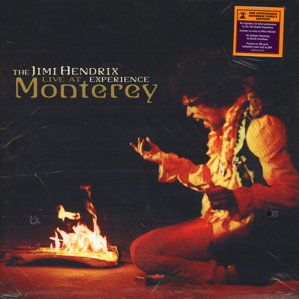 Jimi Hendrix Experience, The Live At Monterey LP, Album, RE, 180