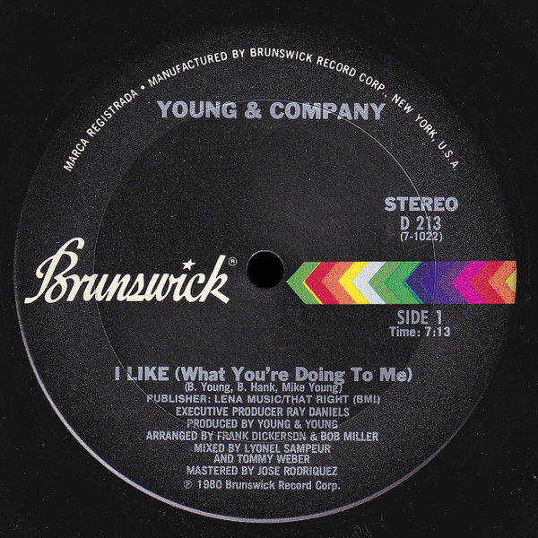 YOUNG & COMPANY waiting for your love 12" single