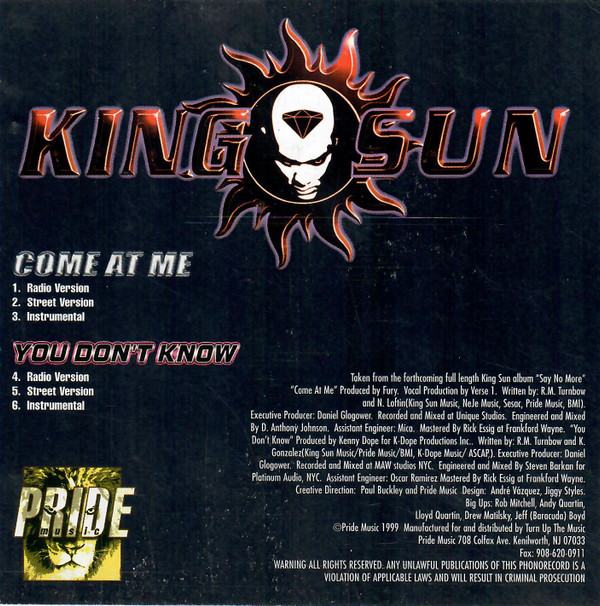 lataa albumi King Sun - Come At Me