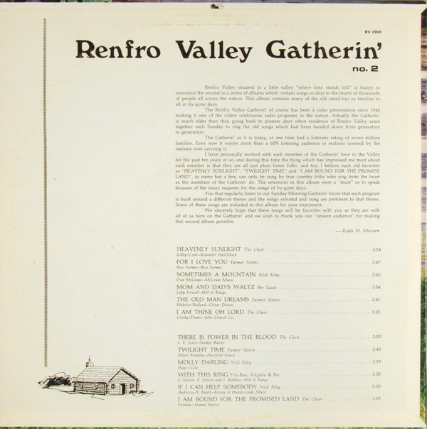 last ned album Various - The Renfro Valley Gatherin No 2 From The Valley Where Time Stands Still