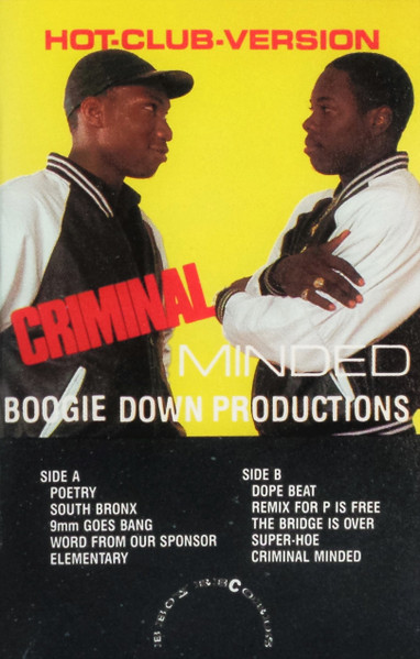 Boogie Down Productions - Criminal Minded | Releases | Discogs