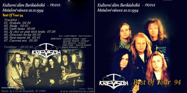 ladda ner album Kreyson - Metalové Vánoce 1994 Koncert KD Barikádníků Praha