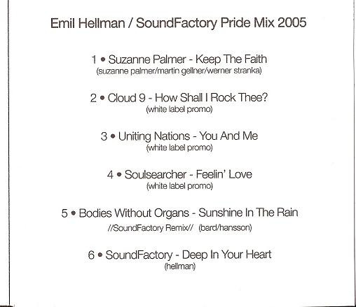 ladda ner album Emil Hellman - SoundFactory Pride Mix 2005