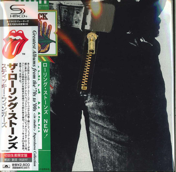 The Rolling Stones – Sticky Fingers (2010, SHM-CD, Paper Sleeve 