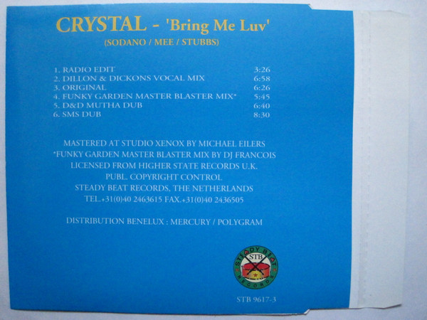 lataa albumi Crystal - Bring Me Luv UK Remixes