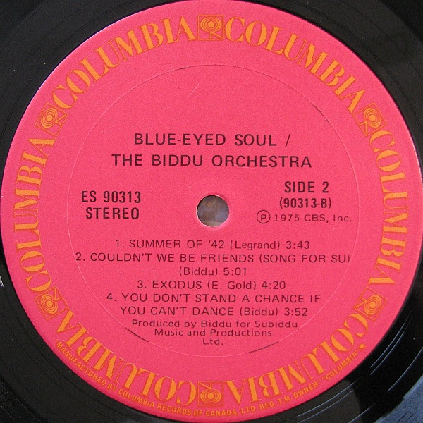 Biddu Orchestra - Blue-Eyed Soul | Columbia (ES 90313) - 4