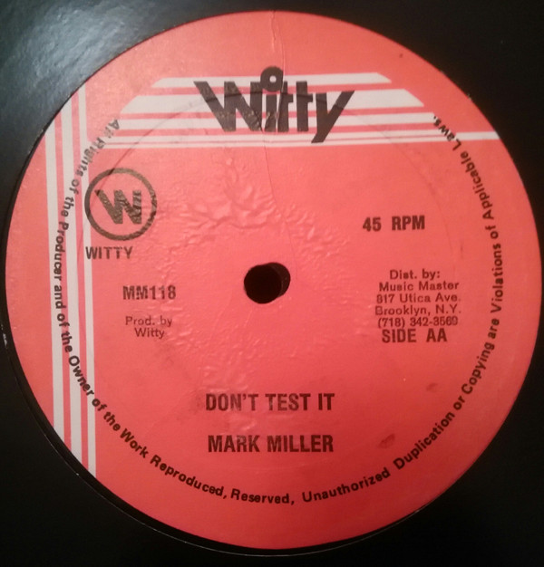 baixar álbum Sluggy Ranks Mark Miller - Wages Of Sin Dont Test It