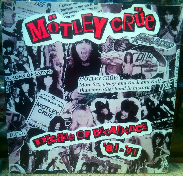 Motley Crue Decade Of Decadence ‘81-‘91 CD Brazil Elektra Rare NM/VG+  961204-2