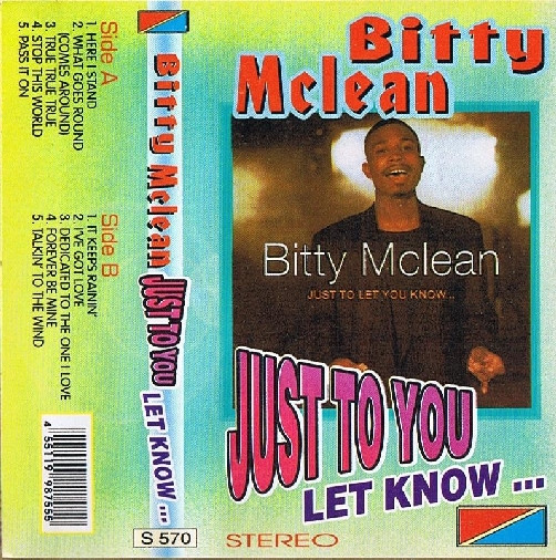 Bitty McLean – Just To Let You Know (1993, CD) - Discogs
