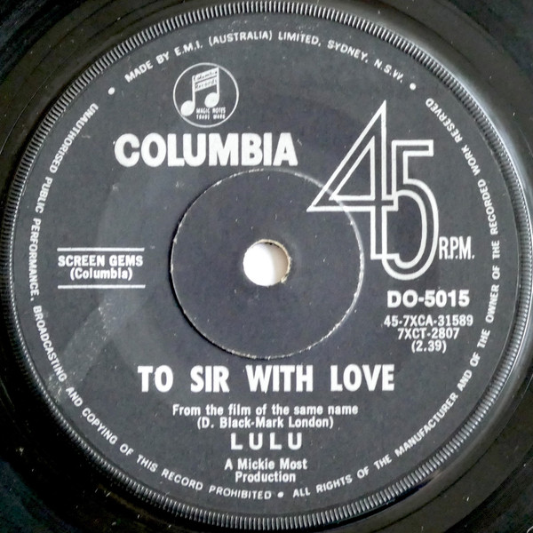 From Lulu with Love - reel-to-reel, MS2171