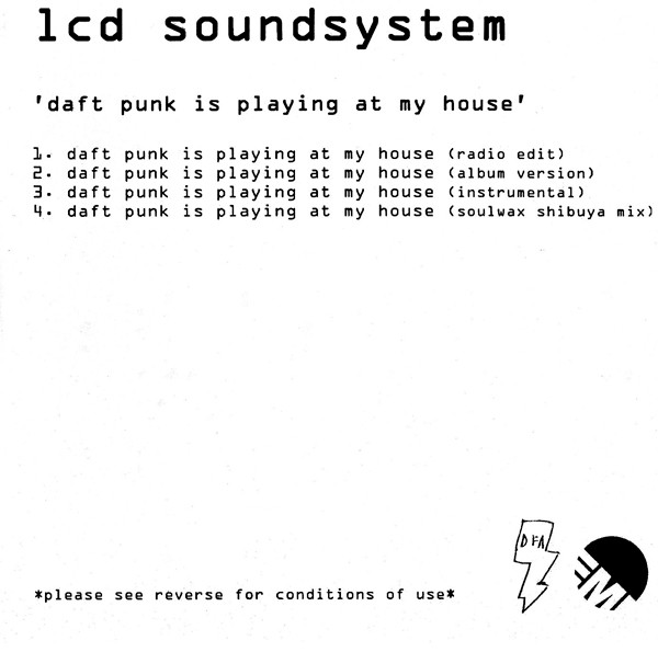 LCD Soundsystem – Daft Punk Is Playing At My House (2005, Vinyl 