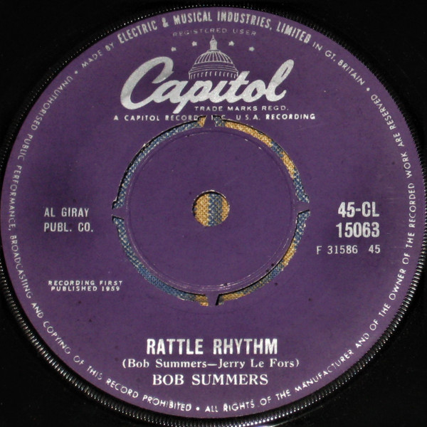 Album herunterladen Bob Summers - Excitement Rattle Rhythm