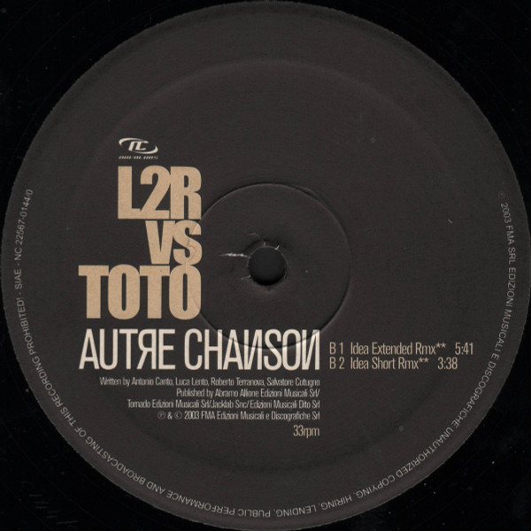 baixar álbum L2R vs Toto - Autre Chanson