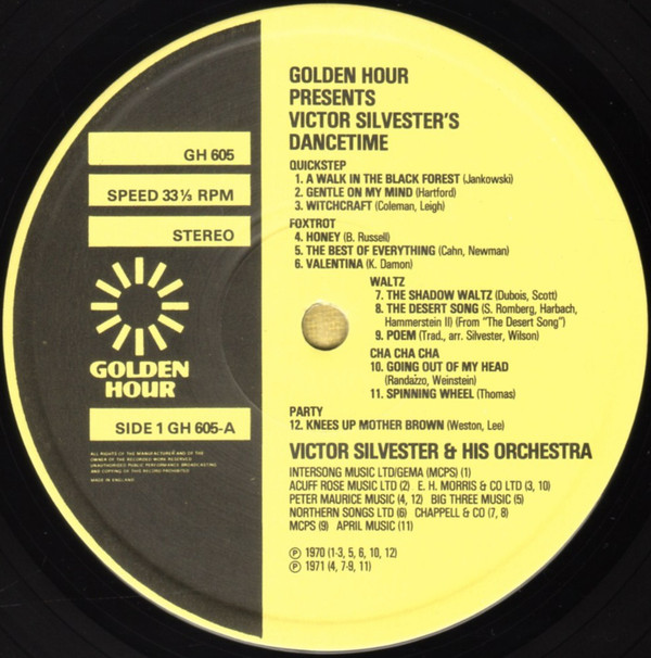 last ned album Victor Silvester And His Orchestra - Victor Silvesters Dancetime