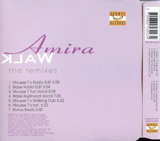 descargar álbum Amira - Walk The Remixes