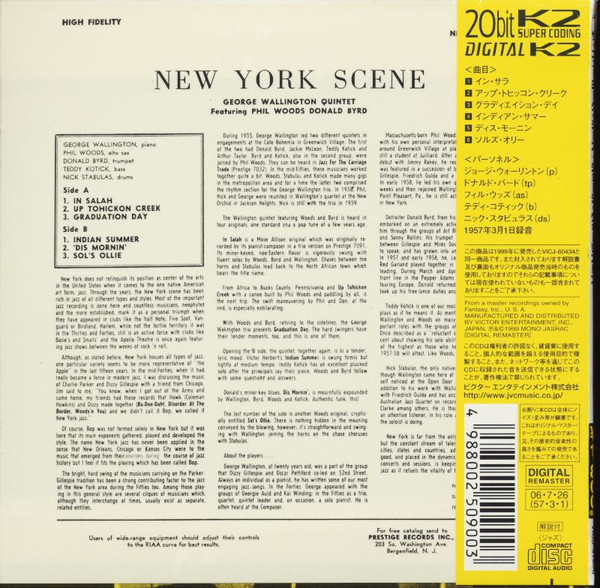Album herunterladen George Wallington Quintet - The New York Scene