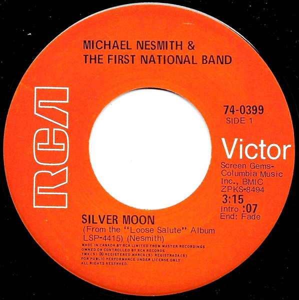 マイク・ネスミス と ザ・ファースト・ナショナル・バンド – シルバー・ムーン (1970