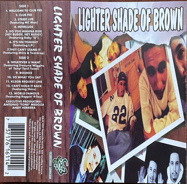 Lighter Shade of Brown シングル　g rap7曲入りの希少シングル盤です