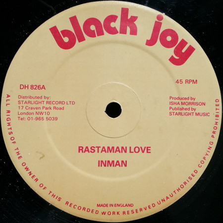 Inman / Ras Rebel – Rastaman Love / Walking In The Wilderness