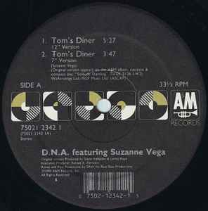 D.N.A. Featuring Suzanne – Tom's Diner (1990, - Discogs