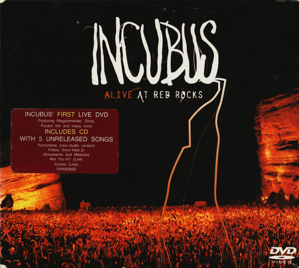 Incubus – Alive At Red Rocks (2004, DVD) - Discogs