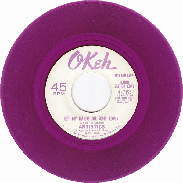 Artistics – Get My Hands On Some Lovin' (1964, Purple Vinyl, Vinyl