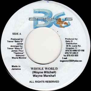 Wayne Marshall – Whole World (Vinyl) - Discogs