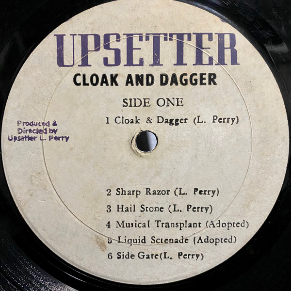 Upsetter – Cloak And Dagger (1972, Vinyl) - Discogs