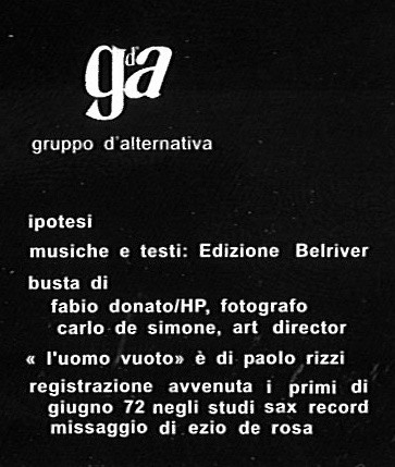 descargar álbum gd'a - Ipotesi