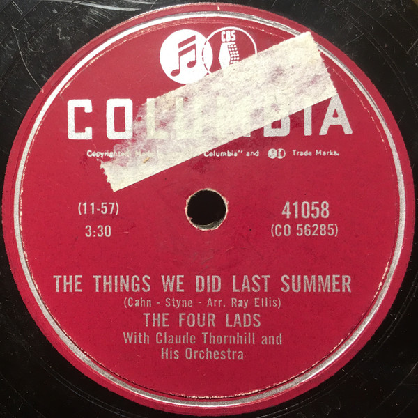 télécharger l'album The Four Lads - Put A Light In The Window The Things We Did Last Summer