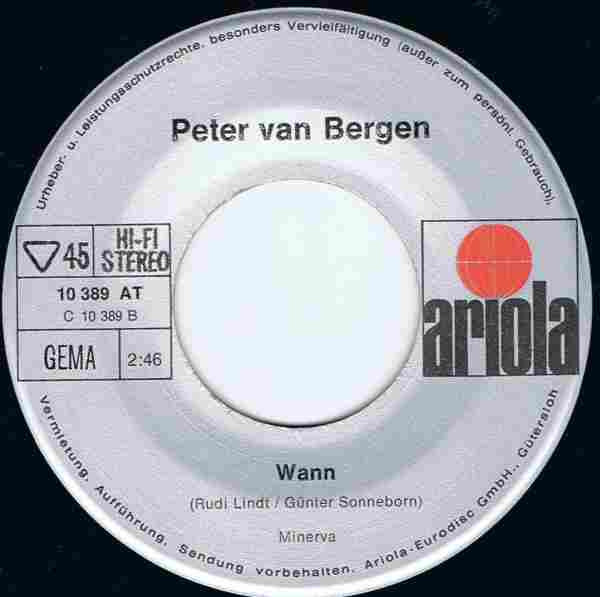 baixar álbum Peter van Bergen - Lauf Nicht Wie Ein Hase Vor Der Liebe Weg