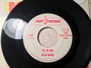 Allen Wayne - Tell Me Why album cover