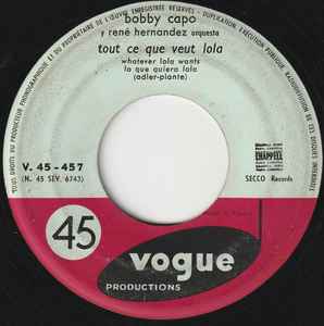 Bobby Capó - Tout Ce Que Veut Lola / Este Cha Cha Cha album cover