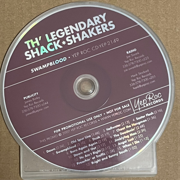 Th' Legendary Shack*Shakers – Swampblood (2007, Vinyl) - Discogs