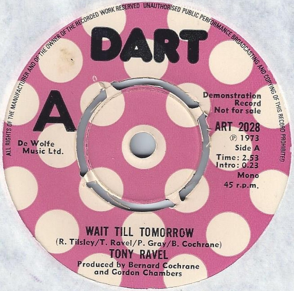 last ned album Tony Ravel - Wait Till Tomorrow