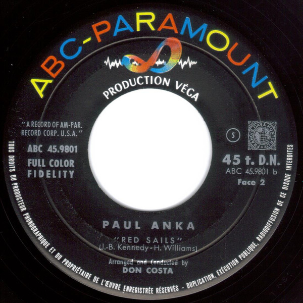Album herunterladen Paul Anka - Pity Pity Raid Sails