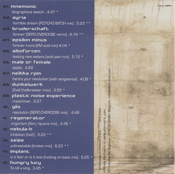 télécharger l'album Various - Sounds From The Matrix 001
