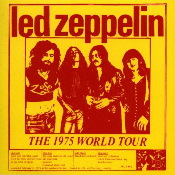 Led Zeppelin – The 1975 World Tour (1997, CD) - Discogs