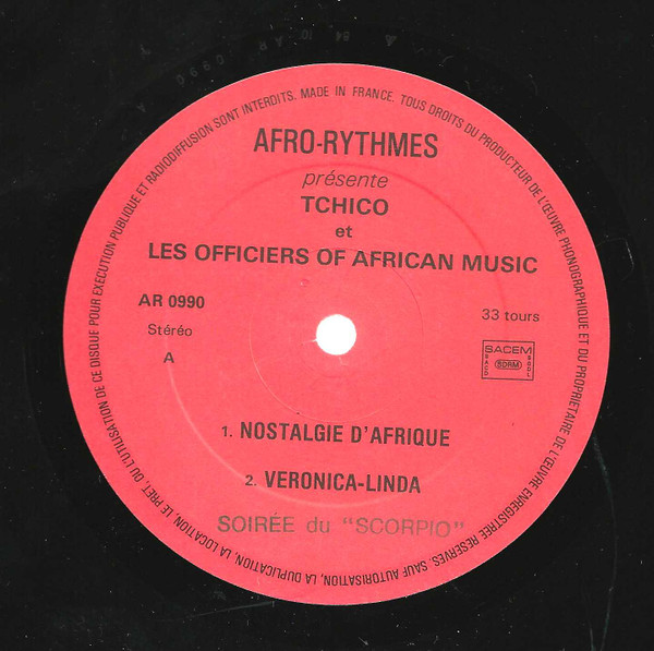 last ned album Tchico & Les Officiers Of African Music - Afro Rythmes Présente Tchico Et Les Officiers Of African Music