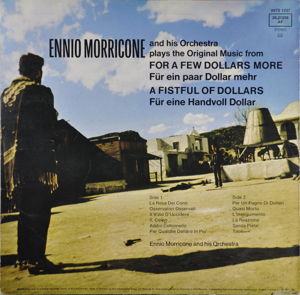 télécharger l'album Ennio Morricone And His Orchestra - For A Few Dollars More Für Ein Paar Dollar Mehr A Fistful Of Dollars Für Eine Handvoll Dollar