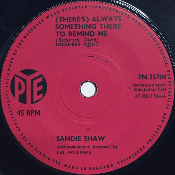 Sandie Shaw – (There's) Always Something There To Remind Me (1964