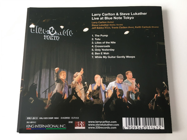 Larry Carlton & Steve Lukather – At Blue Note Tokyo (2016, CD