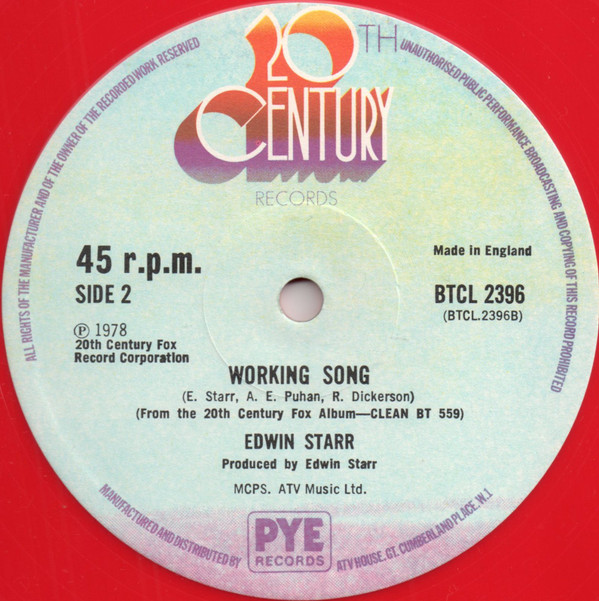 télécharger l'album Edwin Starr - Contact Working Song