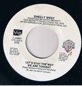 Shelly West - Don't Make Me Wait On The Moon / Let's Stay The Way We Are Tonight album cover
