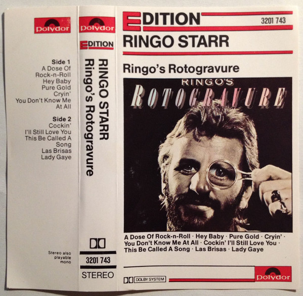 Ringo Starr – Ringo's Rotogravure (1976, Cassette) - Discogs
