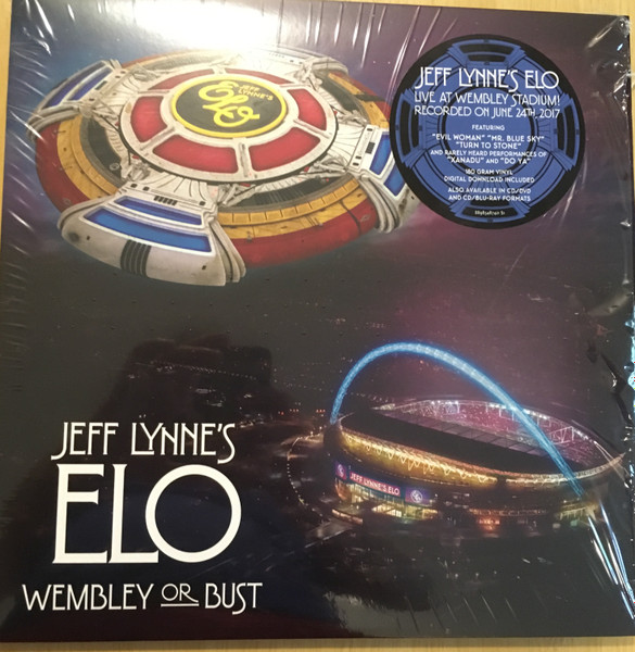 Jeff Lynne's ELO Wembley or Bust 2 Cd/dvd Live June 24th 2017 for sale online 