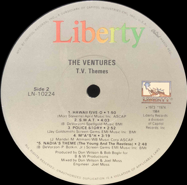 Album herunterladen The Ventures - TV Themes